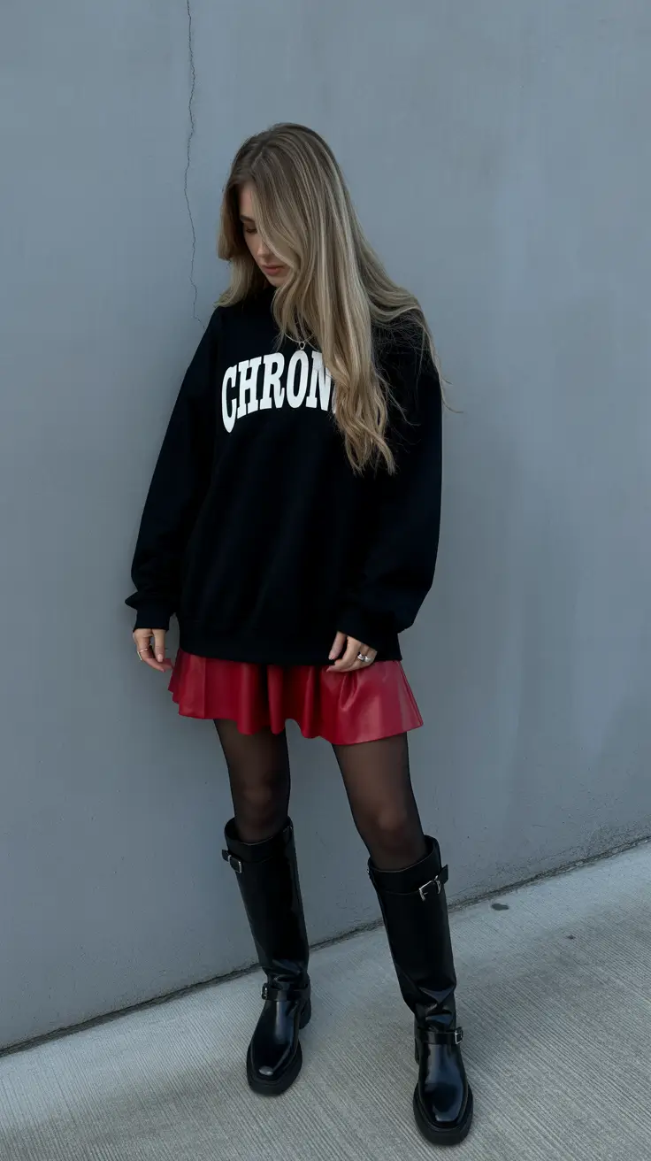 cute outfits 2026 Casual Meets Edgy: The Perfect Blend