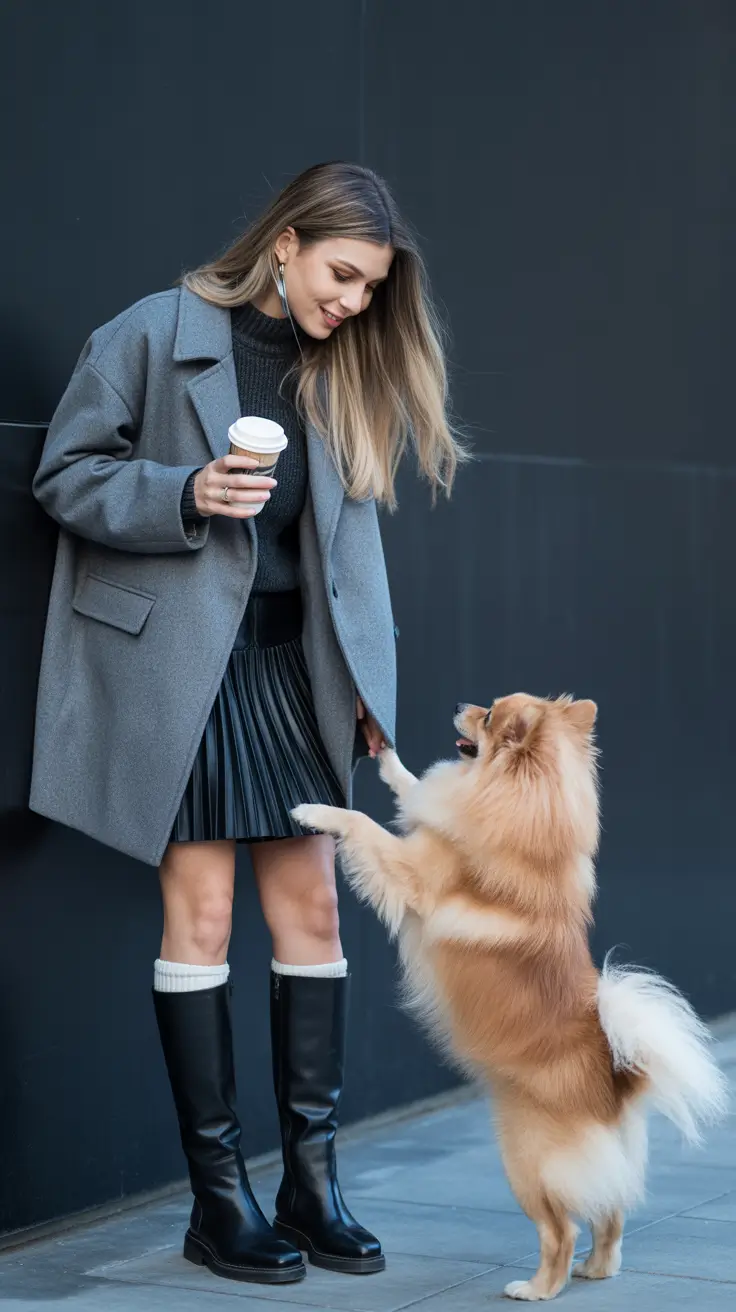 cozy winter outfits 2025-2026 Modern Schoolgirl Charm