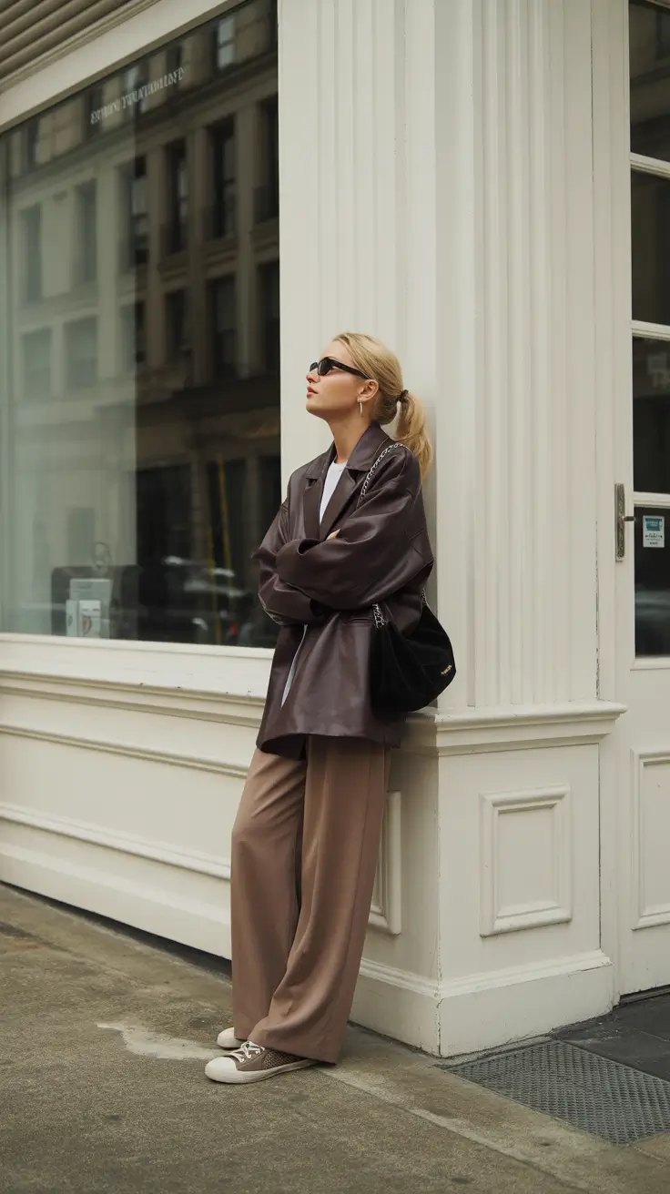 cozy winter outfits 2025-2026 City Sleek Minimalism