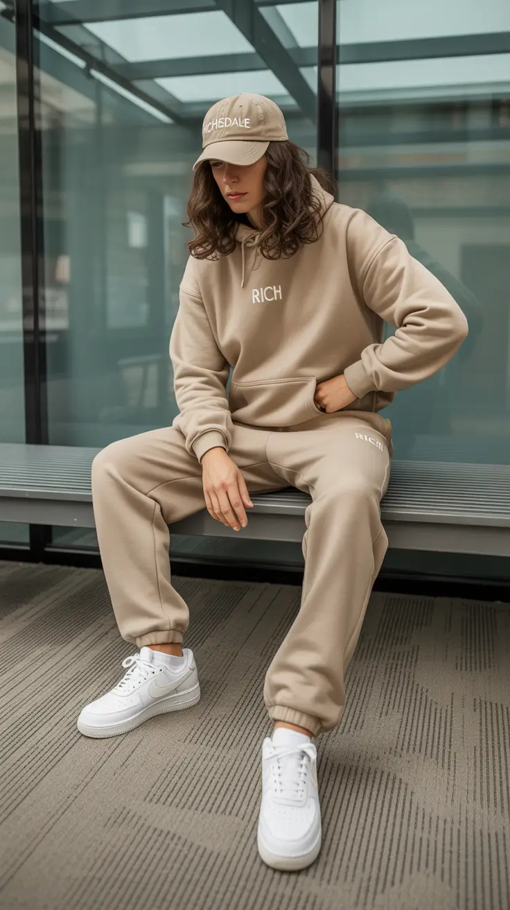 cozy winter outfits 2025-2026 beige comfort