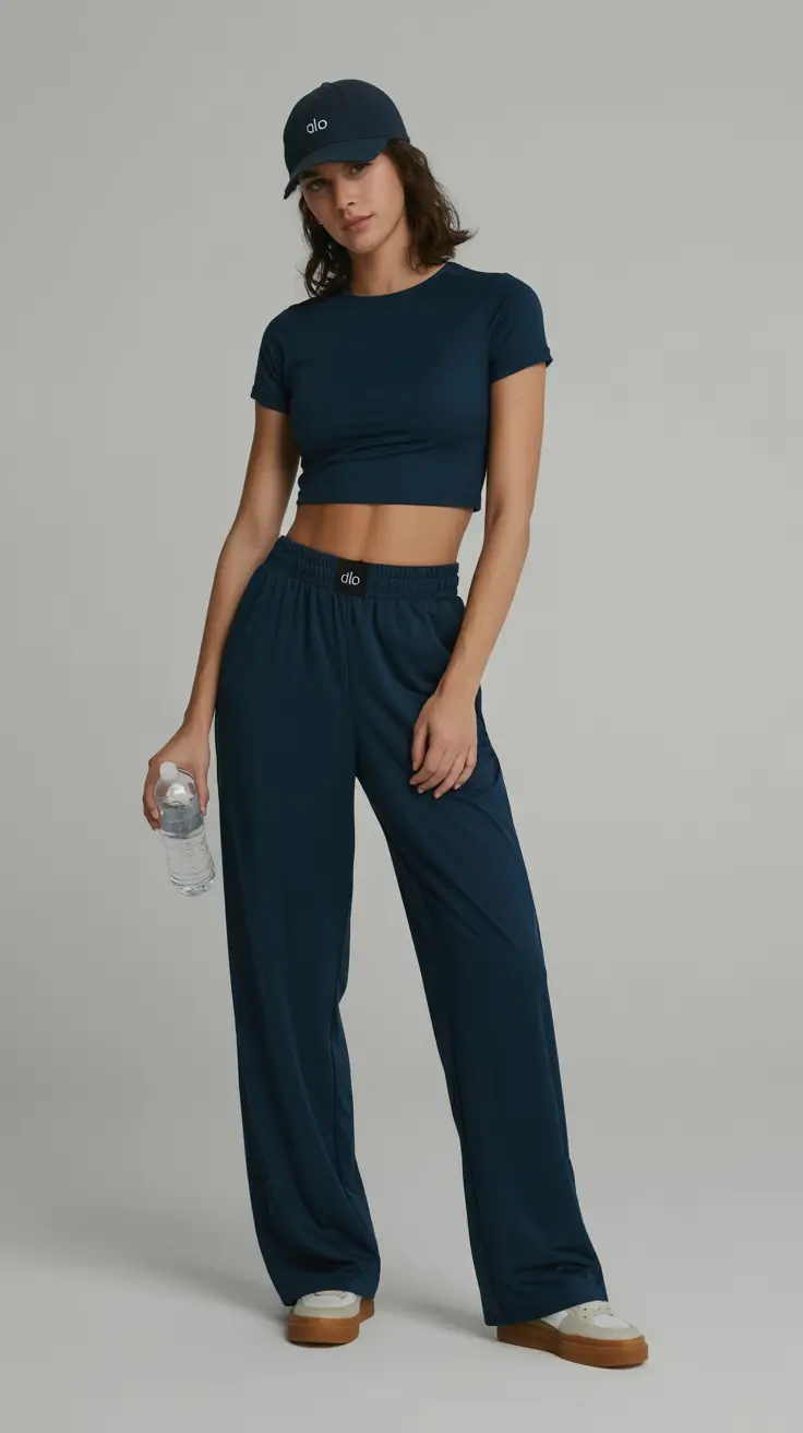 gym outfits 2026 Navy Chill Streetwear