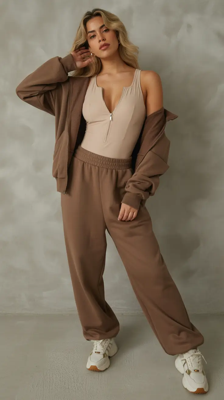 gym outfits 2026 Earthy Comfort