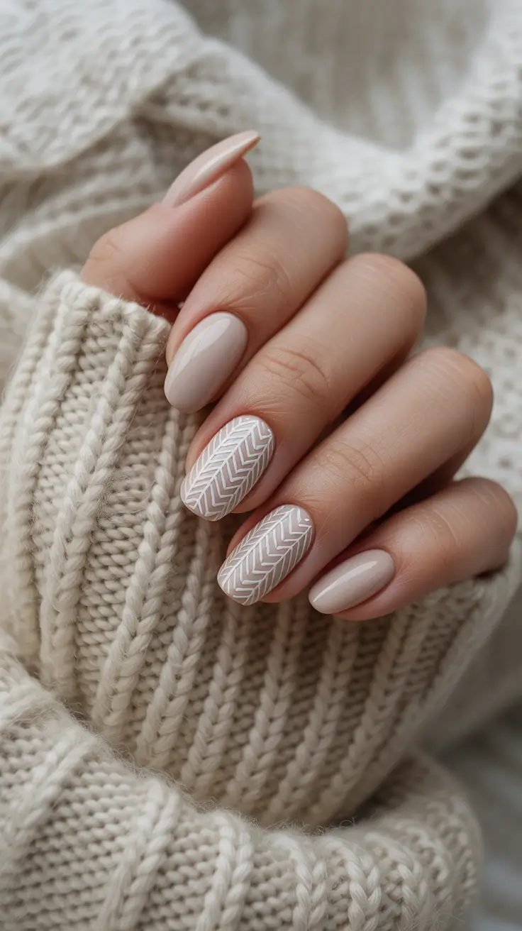 neutral-winter-nails-2025-2026-cozy-knitted-beige