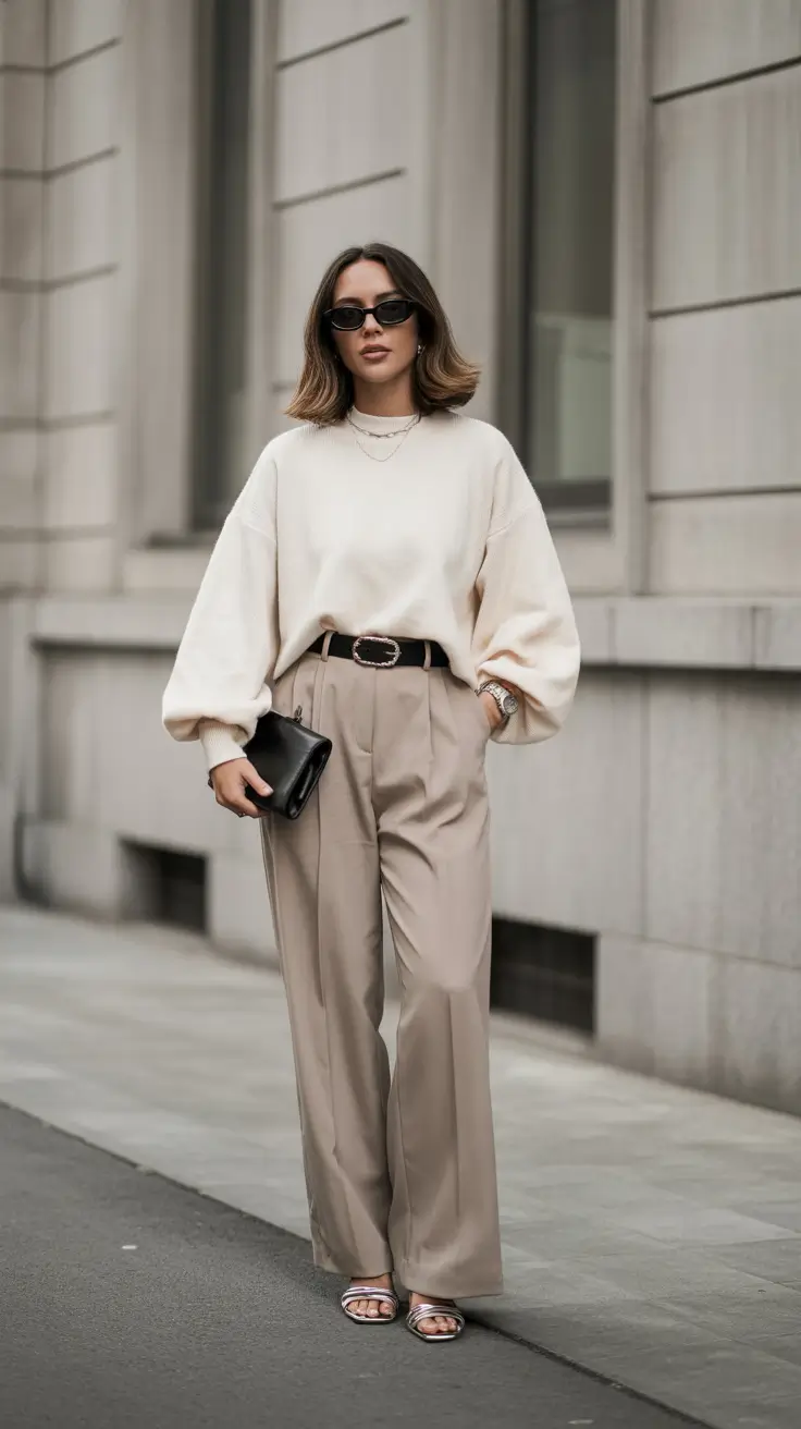 outfit inspiration for women 2026 Soft Strength in Neutrals