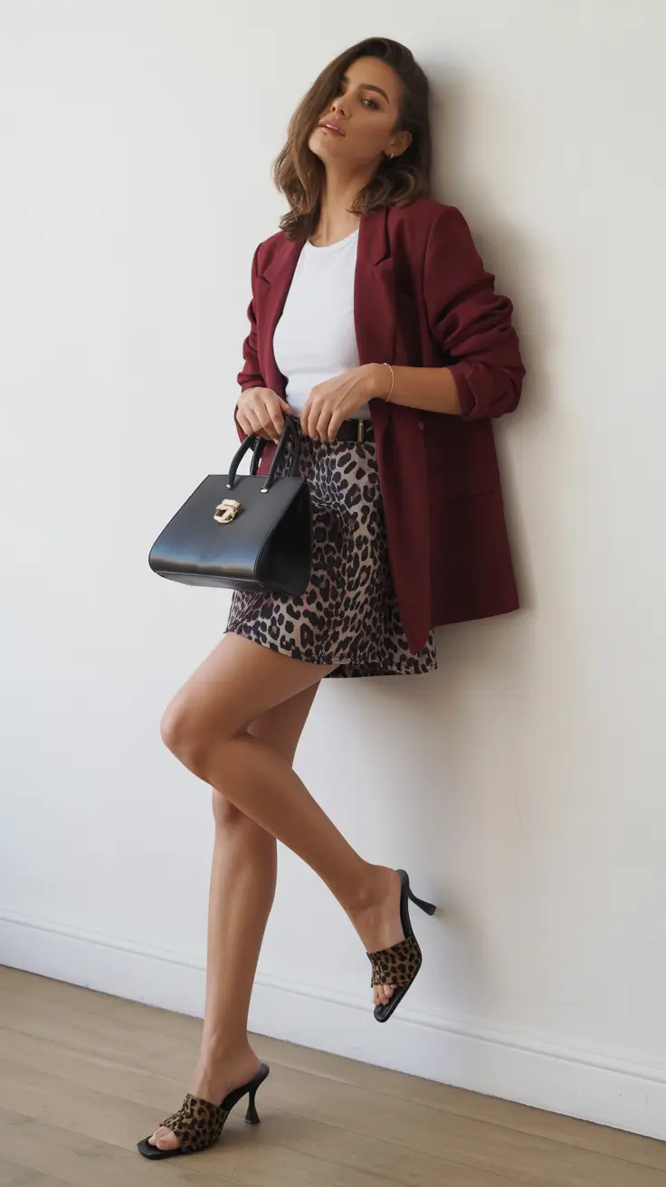 outfits ideas 2026 Leopard Power Play