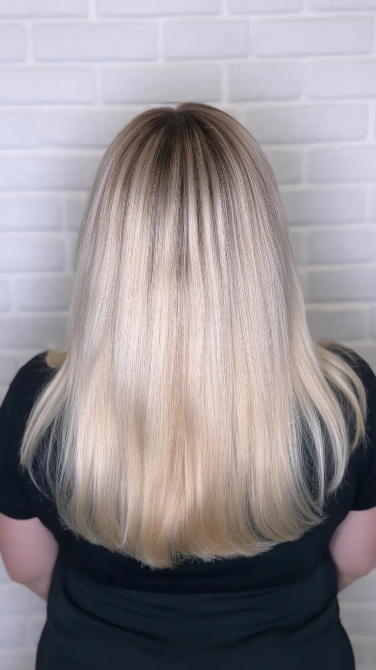 Winter Haircuts for Plus Size Women 2025-2026 Cool Toned Balayage