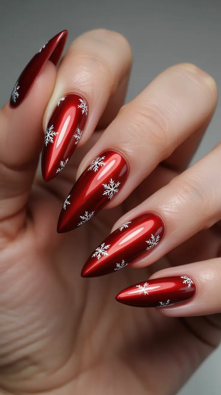 red-winter-nails-2025-2026 frosted-ruby-tips