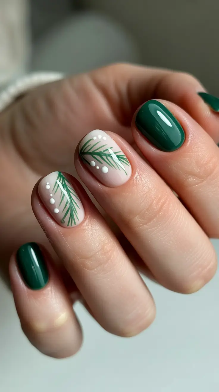 Trendy Manicure Colors Winter 2025–2026 Winter Botanical Minimalism