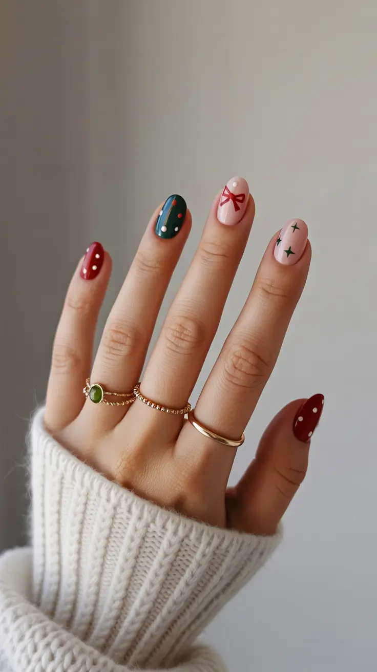 Trendy Manicure Colors Winter 2025–2026 Playful Holiday Mix