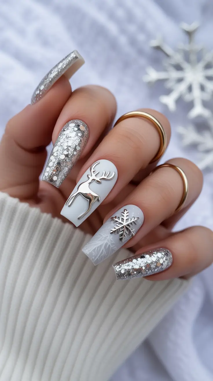 winter-nails-2025-2026-silver-frost-reindeer-shine