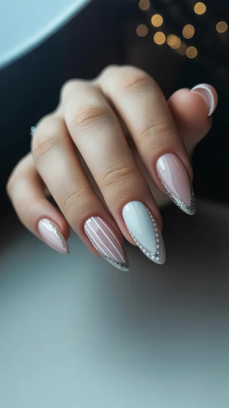 Trendy Winter Nails 2025-2026 Snow Glow Elegance