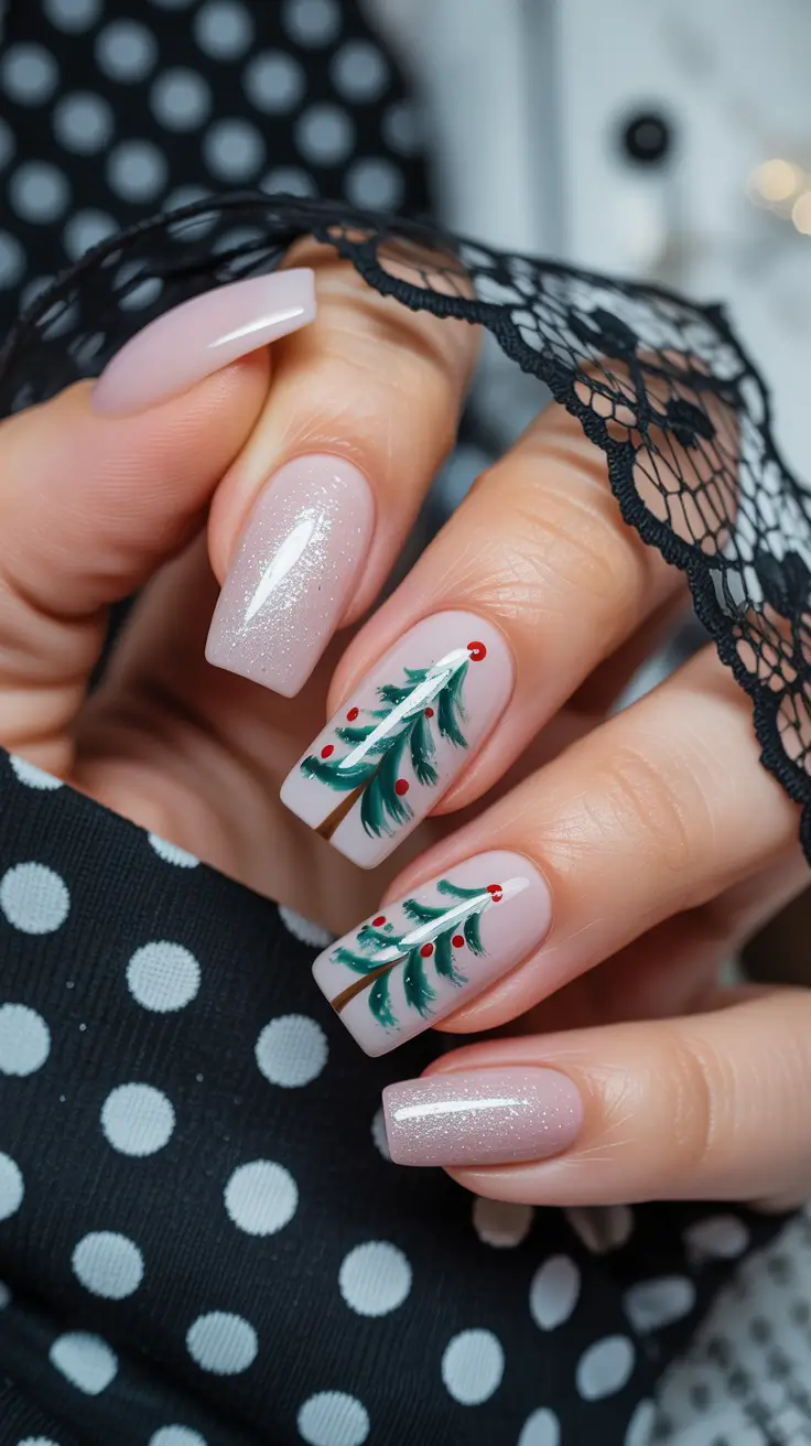 Trendy Winter Nails 2025-2026 Winter Fir Magic