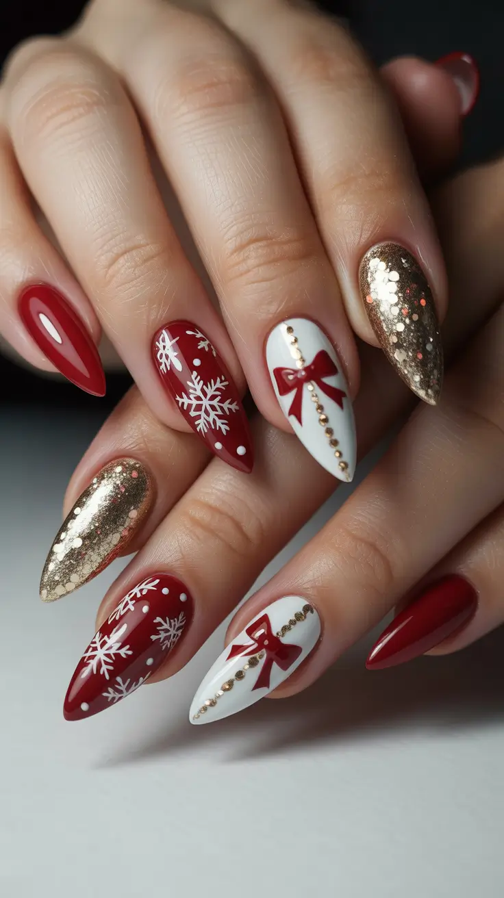winter-nails-2025-2026-gift-wrapped-sparkle