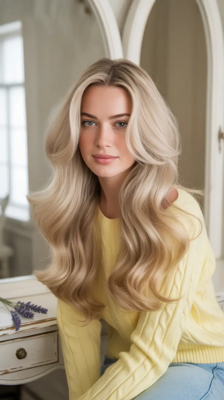 winter hair colors for blondes 2025-2026 buttercream blonde volume