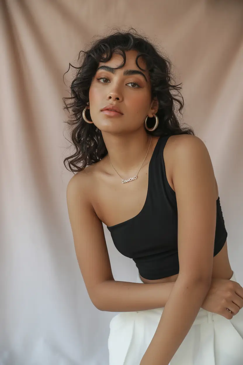 winter hair colors for brown hair 2025-2026 Curly Brunette with Soft Volume