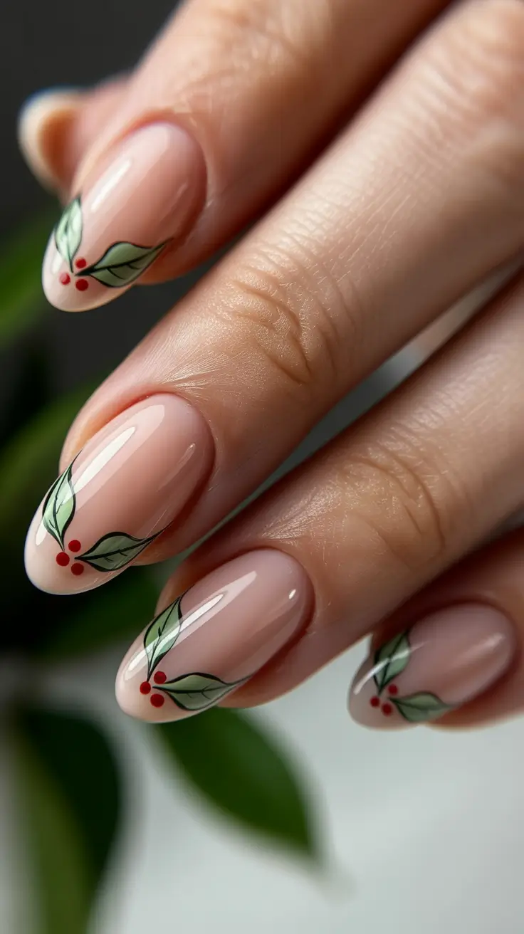 Winter 2025-2026 Minimalist Holly Leaf Tips