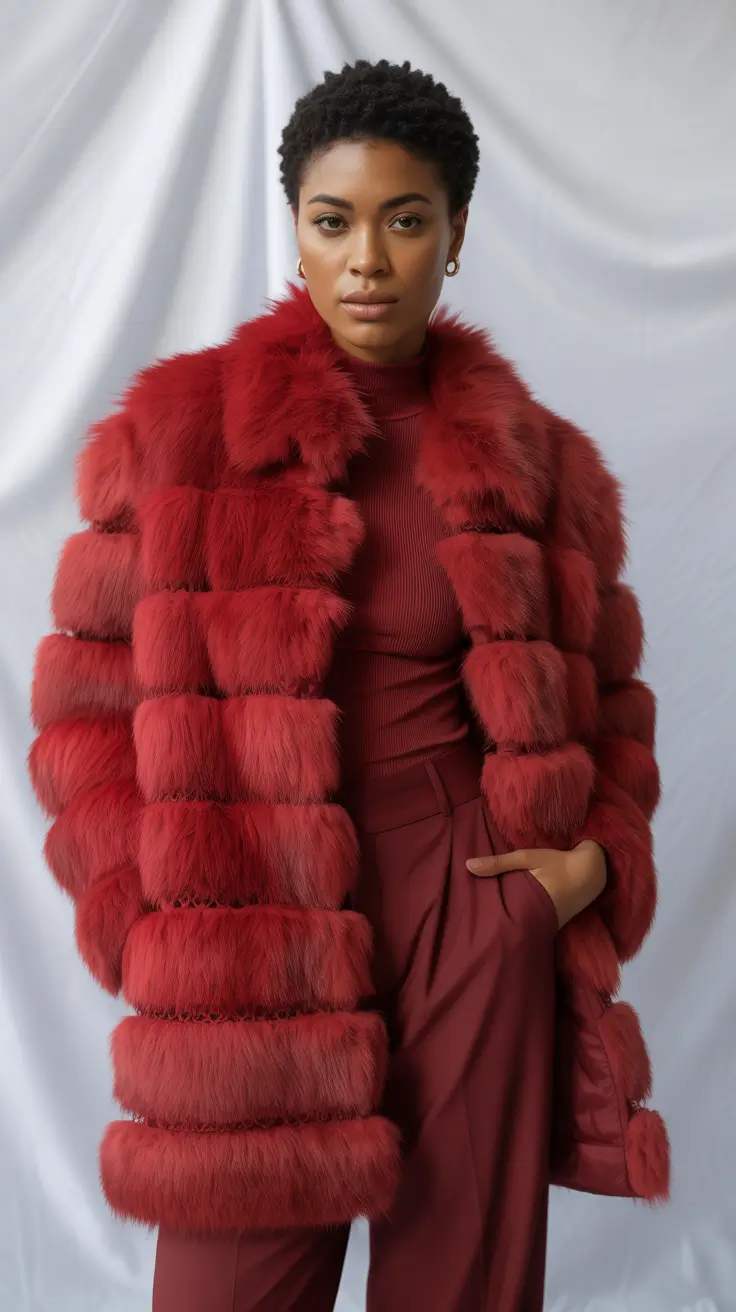 winter outfits cold 2025-2026 Crimson Confidence