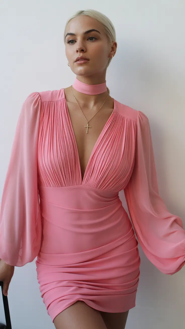 winter birthday outfit 2025-2026 Soft Pink Elegance