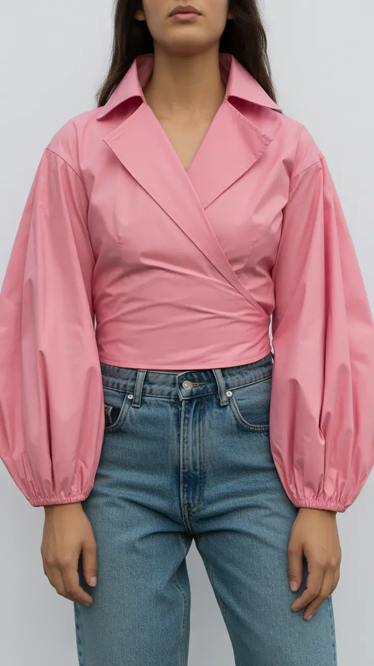 winter birthday outfit 2025-2026 Bubblegum Wrap & Denim Cool