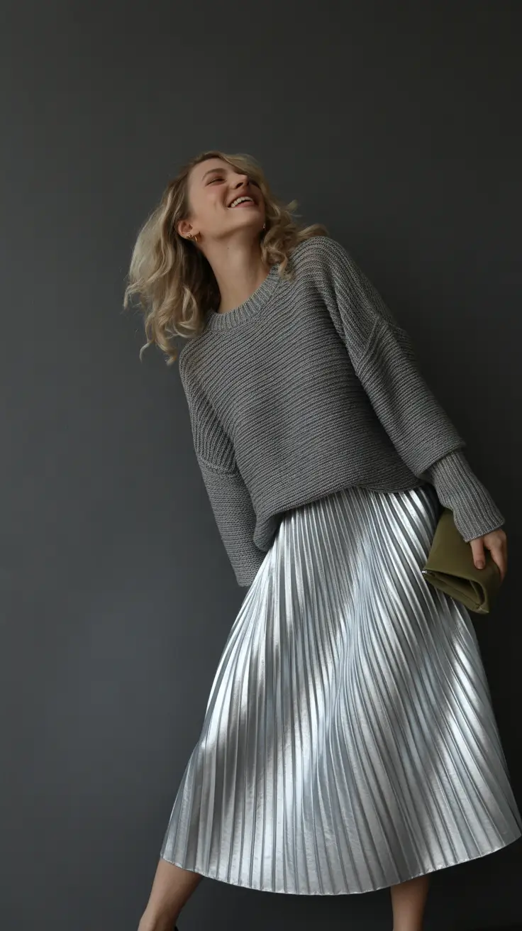 winter fits 2025-2026 Metallic Ease