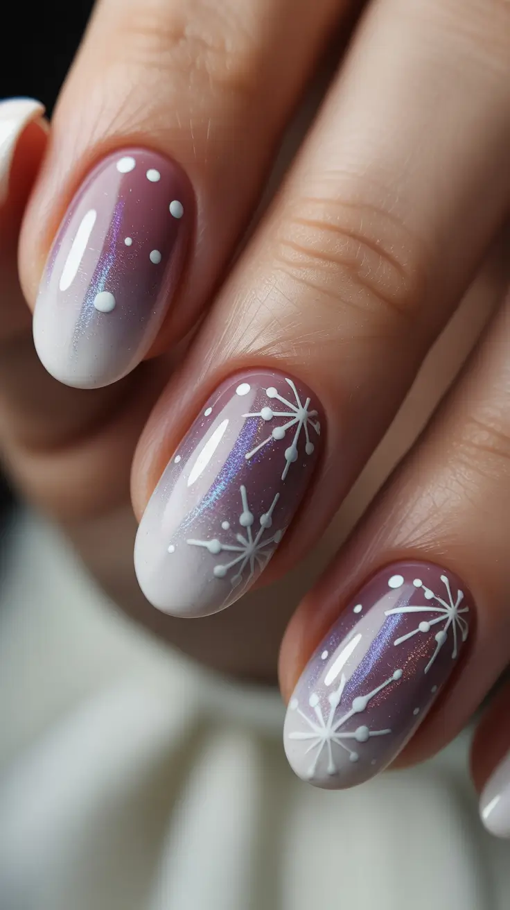 winter-nails-design-and-color-2025-2026 Iridescent Lilac Frost