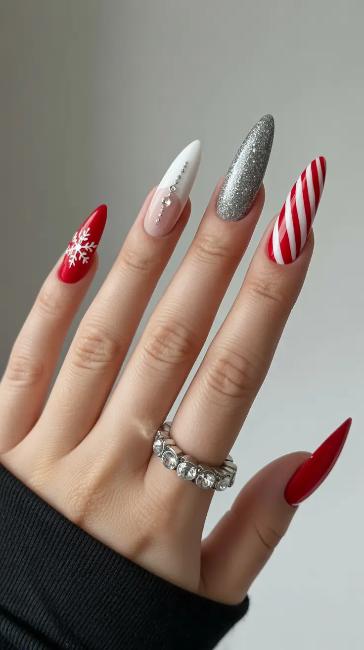 winter-nails-design-and-color-2025-2026 Candy Cane Couture