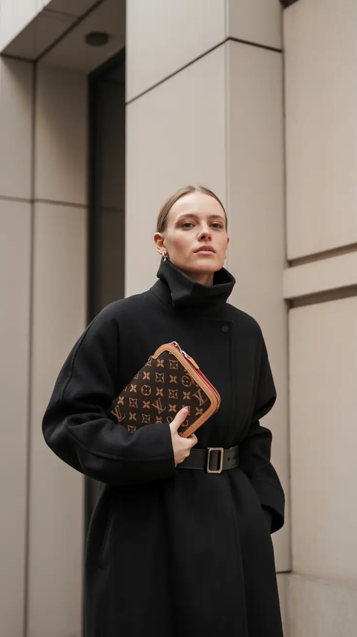 winter outfit inspo 2025-2026 Minimalist Black Elegance