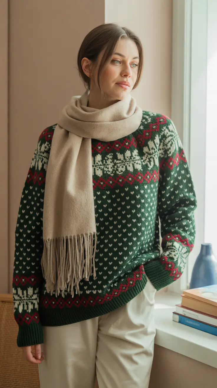 winter outfit inspo 2025-2026 Cozy Nordic Vibes