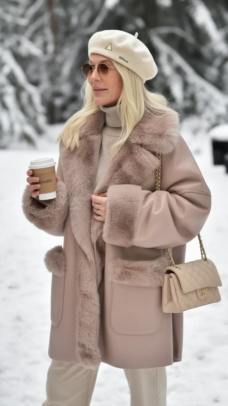 winter outfits over 50 2025-2026 Soft Neutrals and Parisian Calm