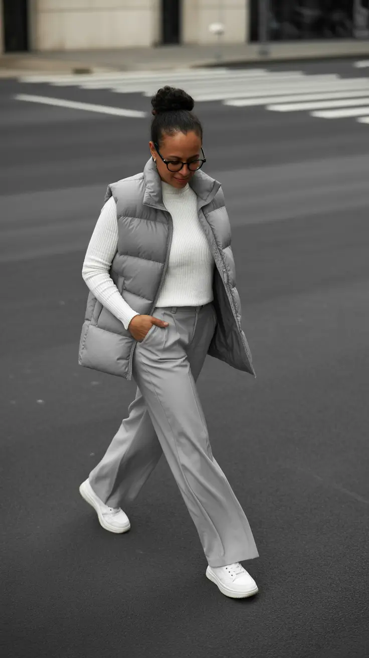 winter outfits over 50 2025-2026 Chic Minimalism in Motion