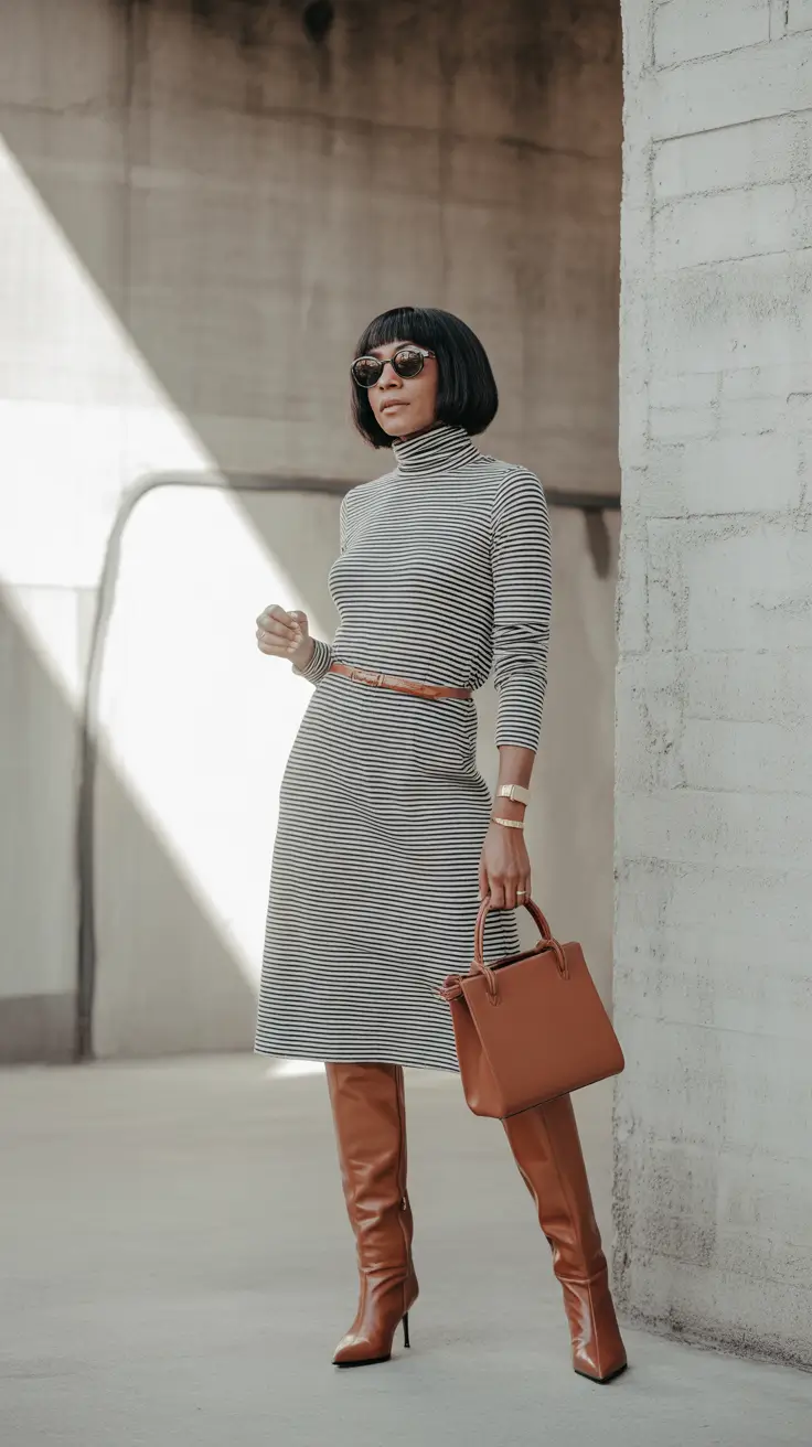 winter outfits over 50 2025-2026 Stripes and Sophistication