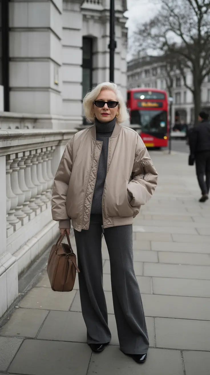 winter outfits over 60 2025-2026 Modern Neutrals for Everyday City Life