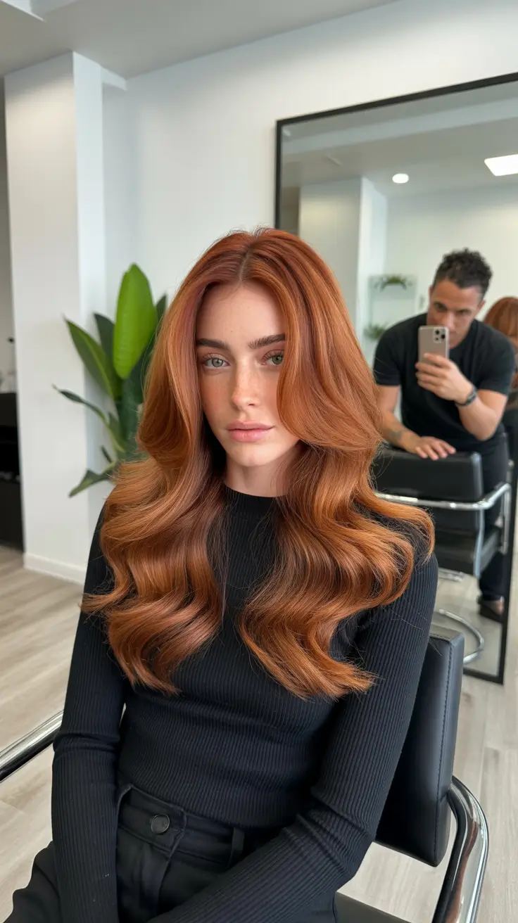 auburn hair color 2026 Classic Auburn Perfection