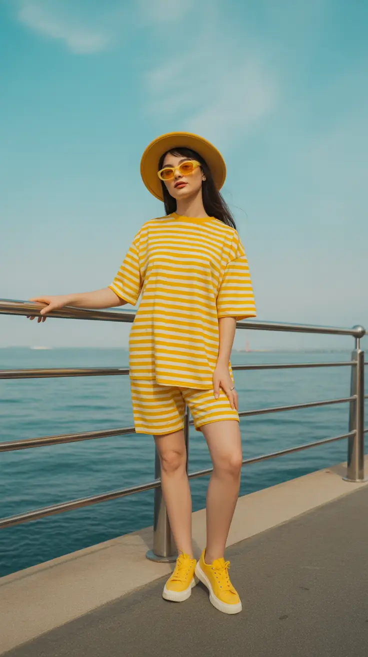 vacation outfits 2026 Sunshine Stripes and Coastal Vibes