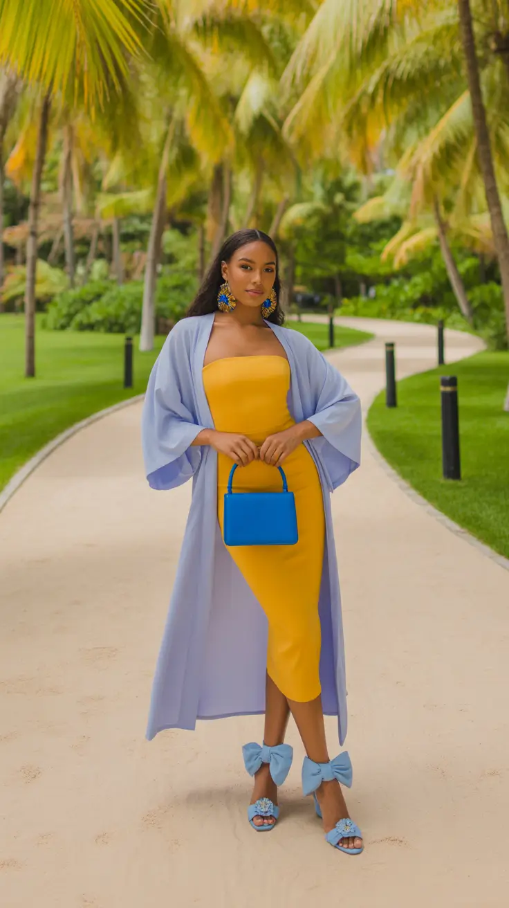 wedding guest outfits 2026 Sunset Riviera Vibes