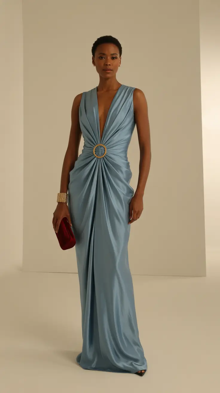 wedding guest outfits 2026 Blue Moon Sophistication
