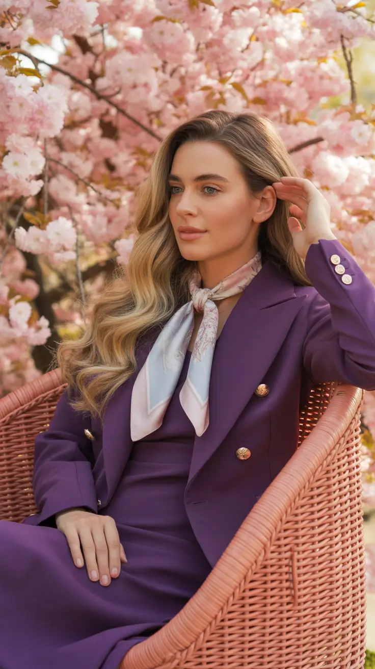 Capsule Wardrobe Outfits 2026 Violet Elegance for the Modern Romantic