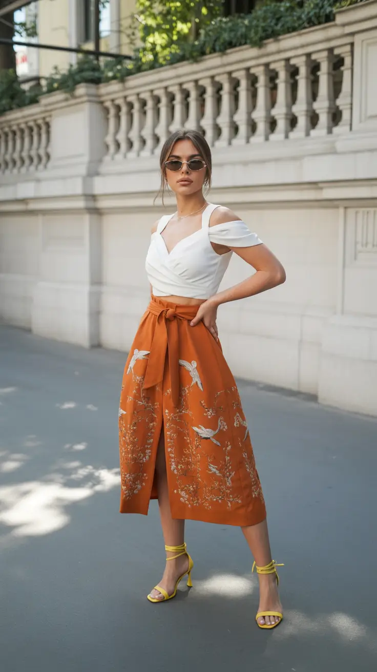 brunch outfits 2026 Golden Hour Romance