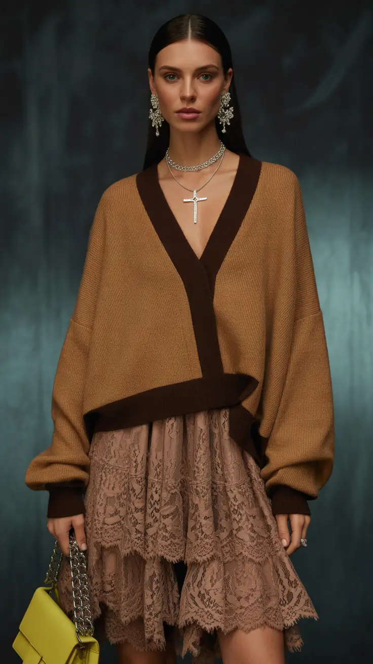 brunch outfits 2026 Cozy Luxe Layers