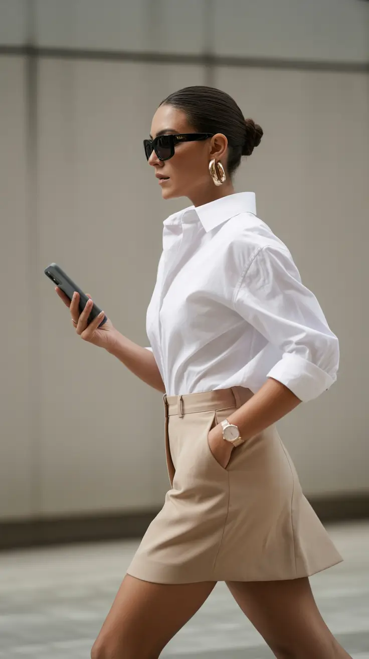 casual outfits for women 2026 Urban Neutral Power