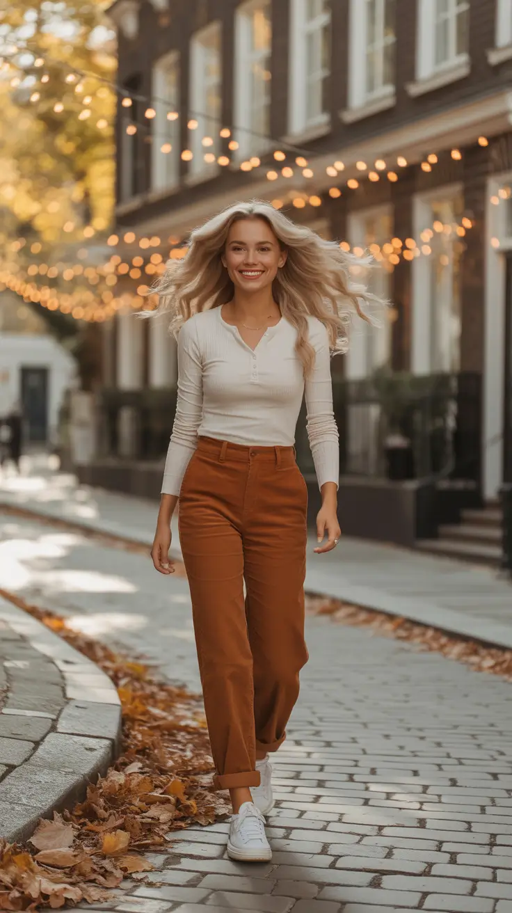 casual outfits for women 2026 Golden Hour Comfort