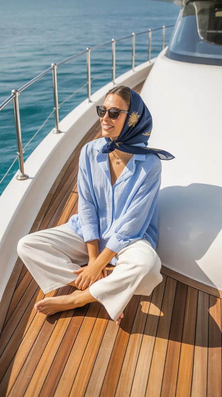 Travel outfits 2026 - Nautical elegance for sunny destinations