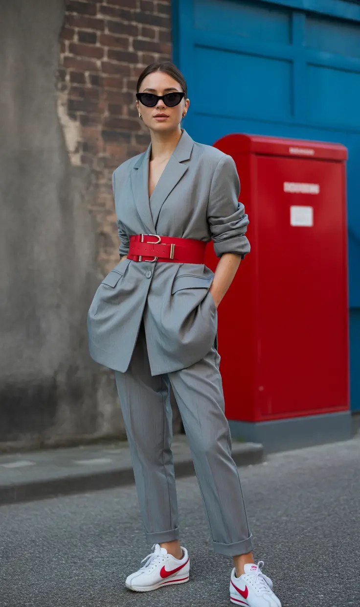 casual work outfits 2026 Urban Edge Meets Comfort