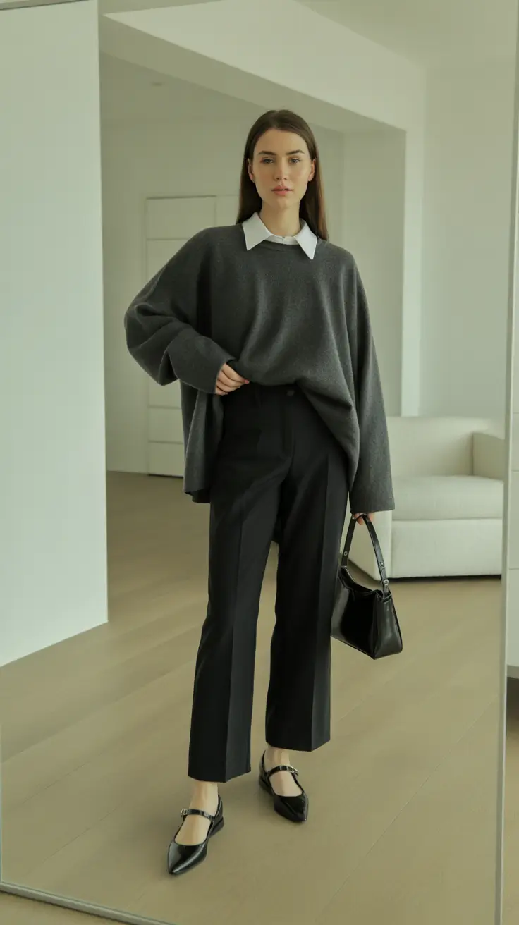 casual work outfits 2026 Soft Minimalist Mood