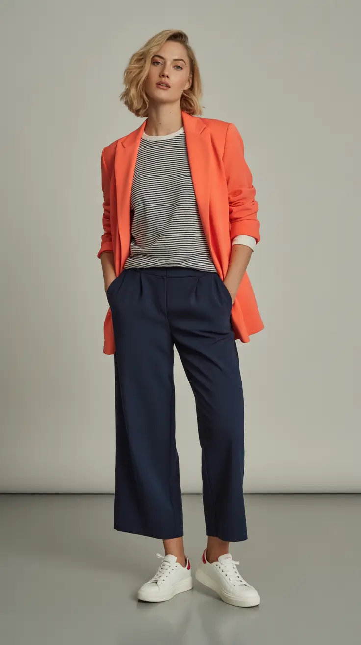 casual work outfits 2026 Playful Citrus Energy