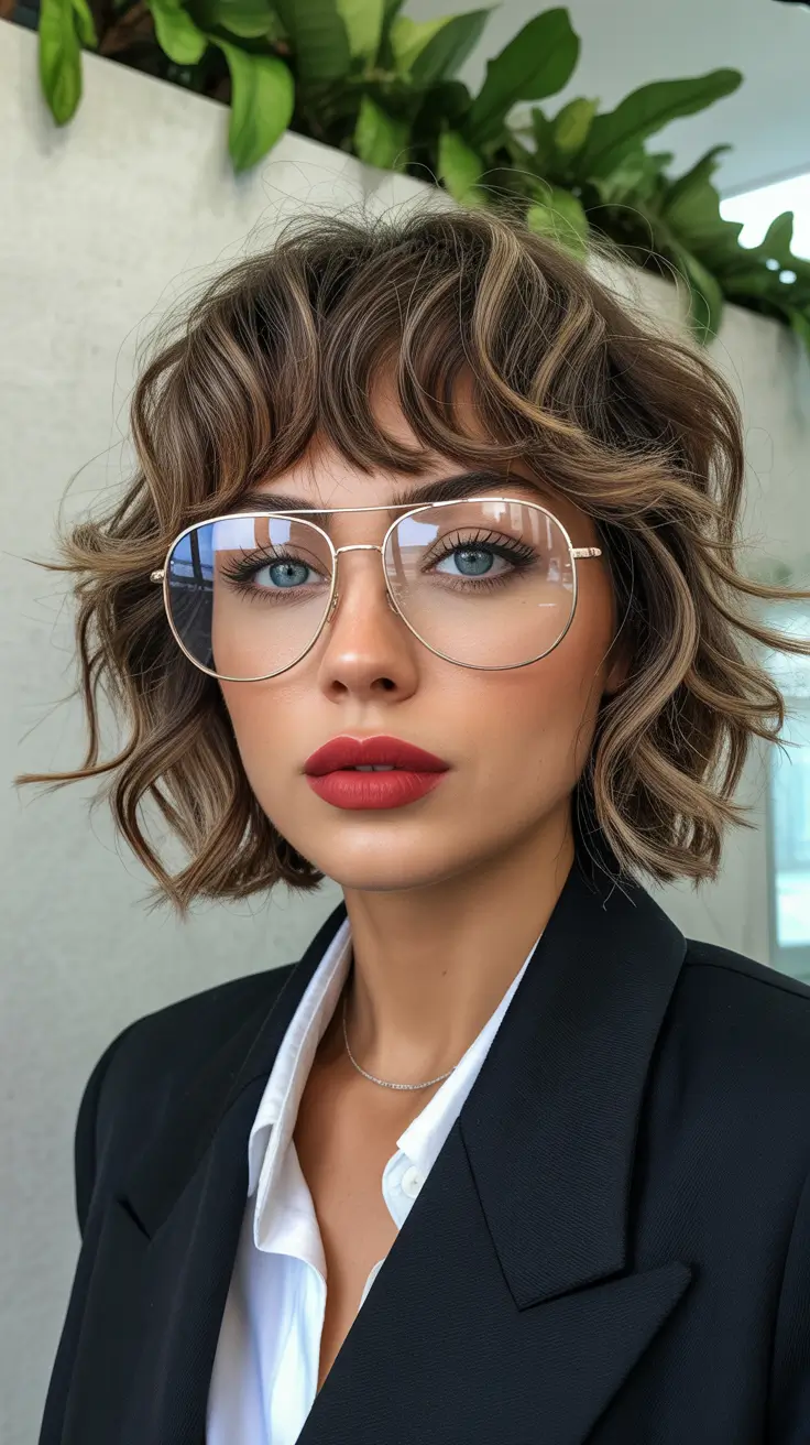 bob haircut 2026 Softly Tousled Bob Elegance