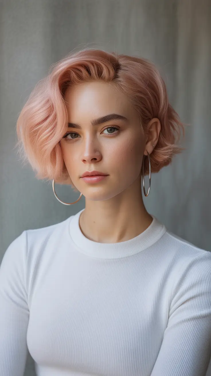 bob haircut 2026 Pastel Wave Revival