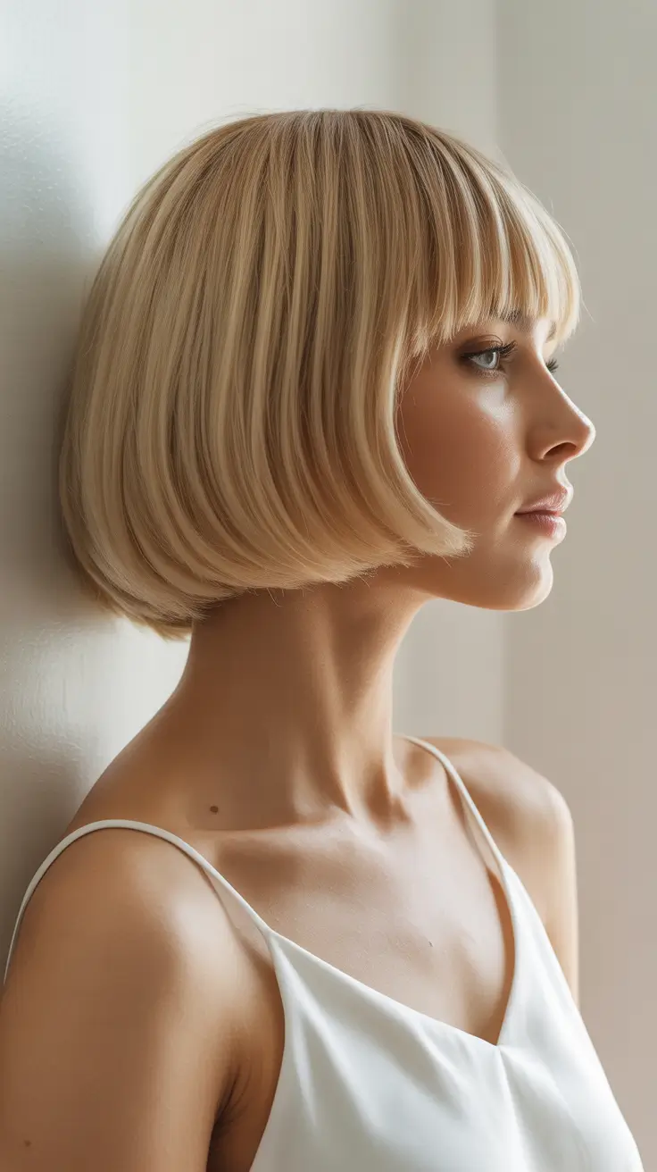 bob haircut 2026 Butter Blonde Classic Bob