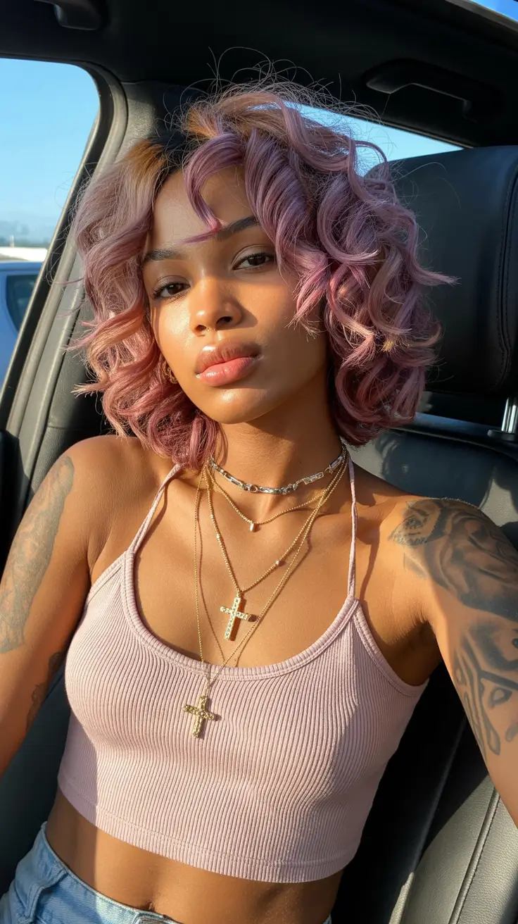 bob haircut 2026 Sunset Curls Bob