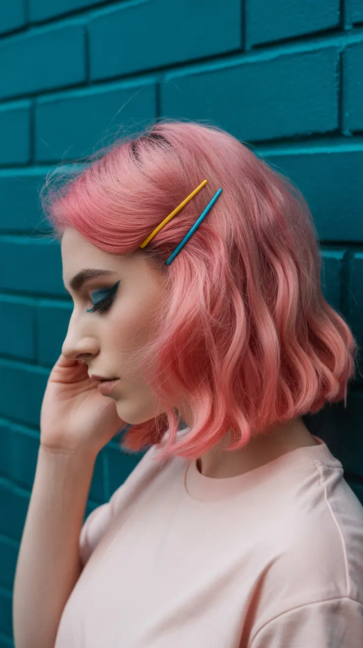 chic-short-hairstyles-for-women-2026-pink-bob-pins
